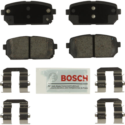 Bosch BE1296H Blue Disc Brake Pad Set with Hardwar