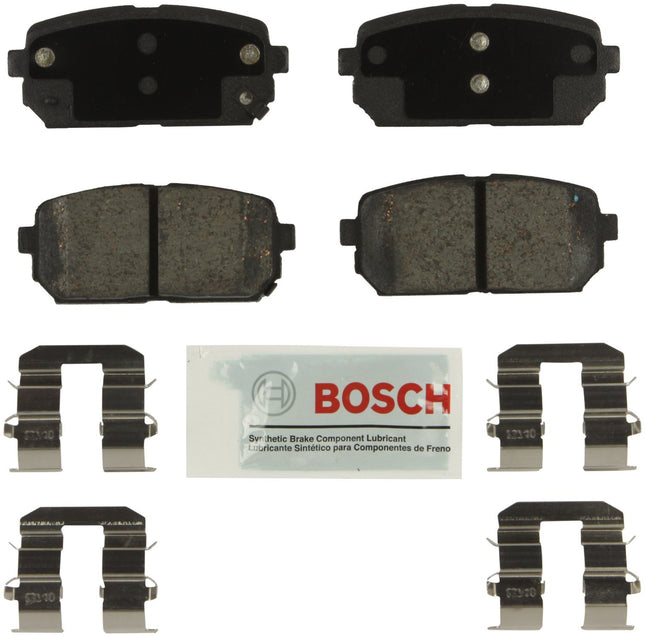 Bosch BE1296H Blue Disc Brake Pad Set with Hardwar