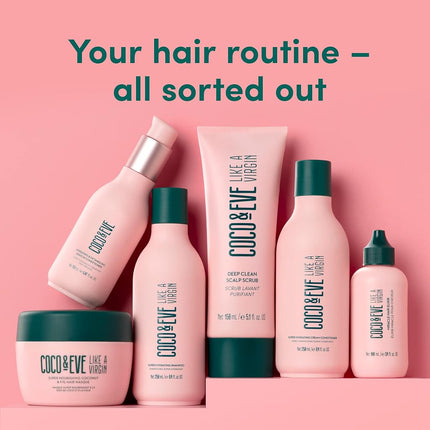 Coco & Eve Moisturising & Detangling Leave-in Conditioner. Coconut, Avocado Oil, Vitamin A and E for Conditioning, Smoothing, Detangling, Minimising Cracks and Split Ends. (150ml)