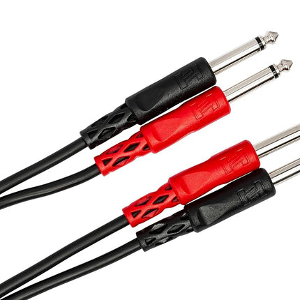 Hosa Cable CPP201 Dual 1/4 Inch To Dual 1/4 Inch Cable - 3.25 Foot