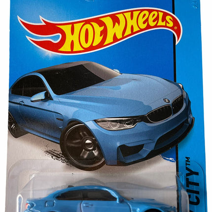 Hot Wheels, 2015 HW City, BMW M4 [Blue] Die-Cast V