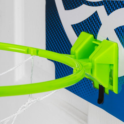 NERF Nerfoop -- The Classic Mini Foam Basketball and Hoop -- Hooks On Doors -- Indoor and Outdoor Play -- A Favorite Since 1972
