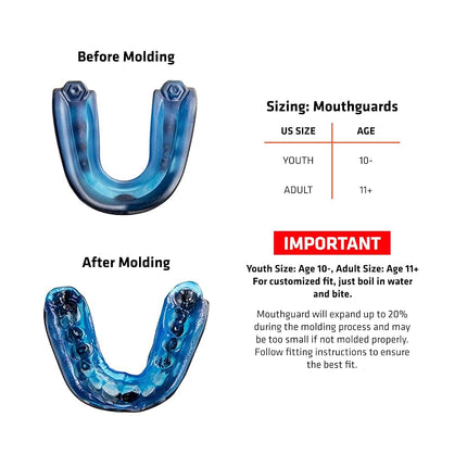 Shock Doctor Men's Gel Max Flavour Fusion Mouth Guard-Red, Fruitpunch, 10+ Youth