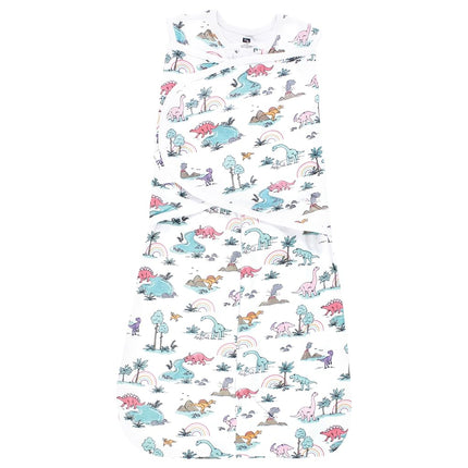 Hudson Baby Unisex Bebé Convertible Arrullo Saco de Dormir, Aventuras de Dinosaurios Rosados, 0-3 Meses