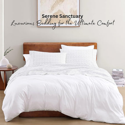 LANE LINEN 100% Organic Cotton Full Sheets Set, 4-Piece Pure Organic Cotton Percale Sheets, Long Staple Cotton Sheet, Ultra Soft Bedding Sheets, Breathable,Fits Mattress Upto 15" Deep - Rose Dawn