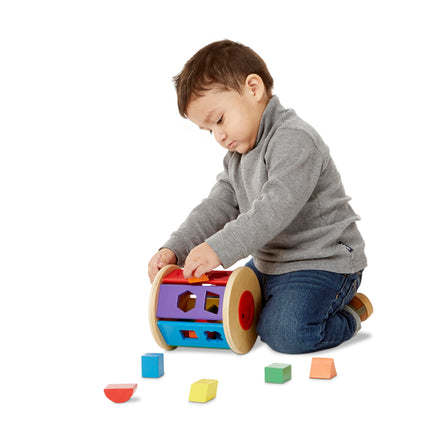 Melissa & Doug Match and Roll Clasificador de formas