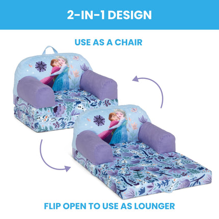 Delta Children - PAW Patrol Cozee Buddy Flip-Out Kids Chair - Greenguard Gold Certified, Blue