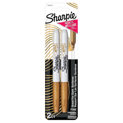 Sharpie Metallic Fine Point Permanent Markers 2/Pk