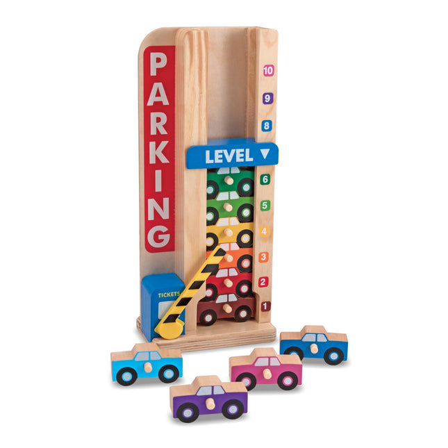 Melissa & Doug Stack & Count Parking Garage