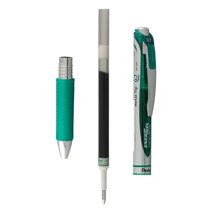 Pentel Recycology LR7-DX 0.7 mm EnerGel Green Ink Refill