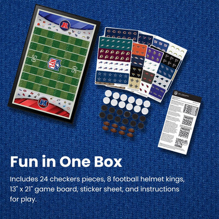 MasterPieces NFL Carolina Panthers Checkers Game