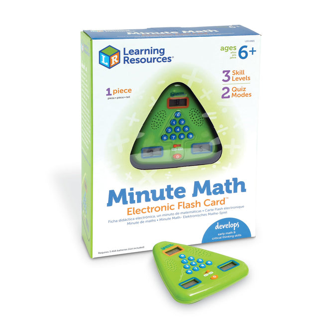 Learning Resources Minute Math Electronic Flash Ca
