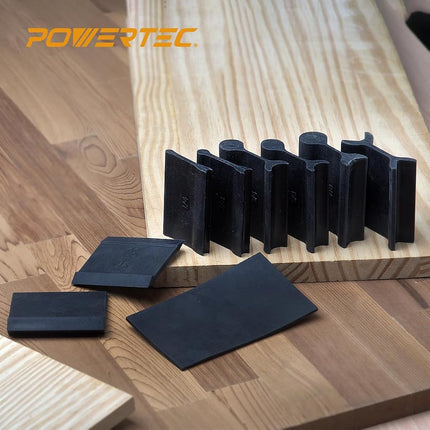 POWERTEC 71620 21-Profile Contour and Angle Sanding Grip Pack 11pc Set – Double Ended Flex Foam Sanding Pads for Woodworking