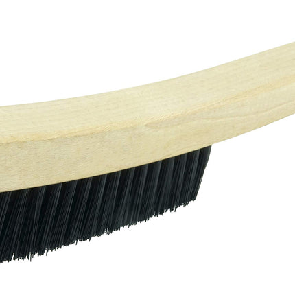 Weiler 44077 Plater's Brush, Nylon Fill, 4 x 19 Ro