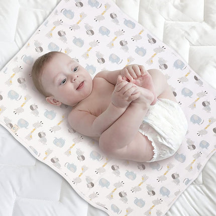 Baby Diaper Changing Pad Liners,22"X27.5" 3 Pack Waterproof White