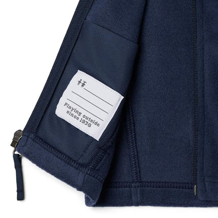 Columbia Chaleco polar Steens MTN para niños pequeños, azul marino universitario, 4T