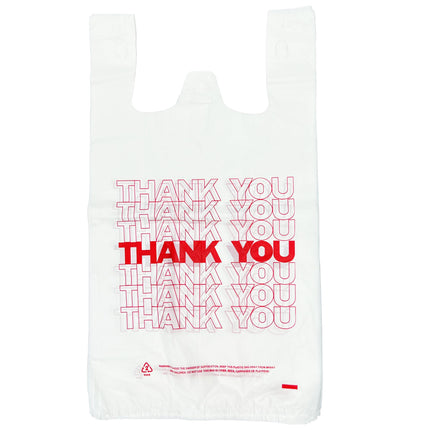 TashiBox Plastic bags with handles，thank you bags，