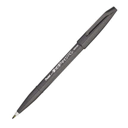 Pentel Sign Pen Brush Tip Black