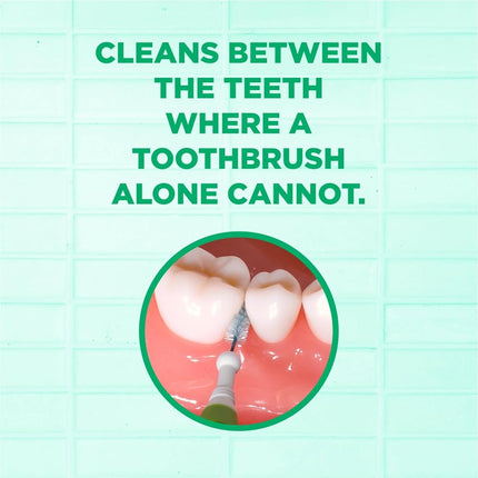 GUM Proxabrush Go-Betweens - Tight, Interdental Brushes for Tight Teeth, Dental Picks for Plaque Removal, Safe for Braces & Dental Devices, 10ct (4Pk)
