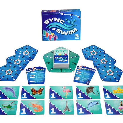 Bezier Games Sync or Swim Board Game - Board Game - 6 Players - Ages 14+