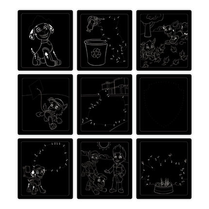 Melissa & Doug PAW Patrol Scratch Art 3-Pack – Chase, Skye, Marshall Color Reveal Travel Activity Pads