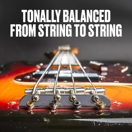 Jim Dunlop DBN40120T Nickel Wound Bass Strings W/Tapered B, Medium.040–.120, 5 Strings/Set
