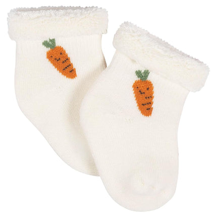 Gerber Baby 12-pair Sock Bundle, Happy Veggies, 0-3 Months