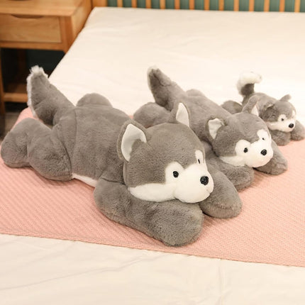 ronivia Weighted Stuffed Animals, 29.5" 6.2lbs Weighted Husky Stuffed Animal Toy Cute Huskies Plush Pillow Weighted Plush Animals Toy
