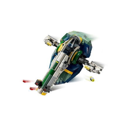 LEGO® Star Wars: Attack of the Clones™ Jango Fett’s Starship 75433 Building Toy for Boys, Girls and Any Fans, Buildable Vehicle, Bounty Hunter Characters, Fantasy Decor, Toy Idea for Kids