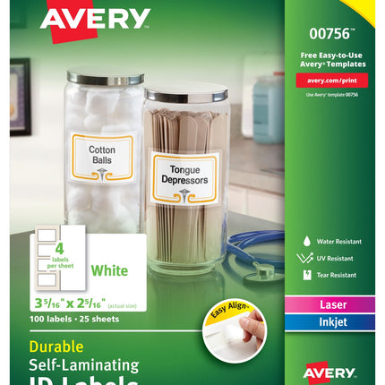 Avery Dennison AVE-00756 Easy Align Self-Laminatin