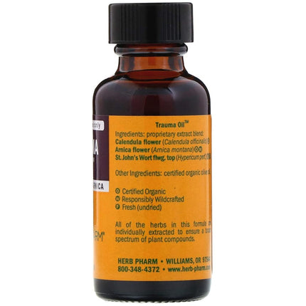 Herb Pharm Trauma Oil 1 fl oz 30 ml