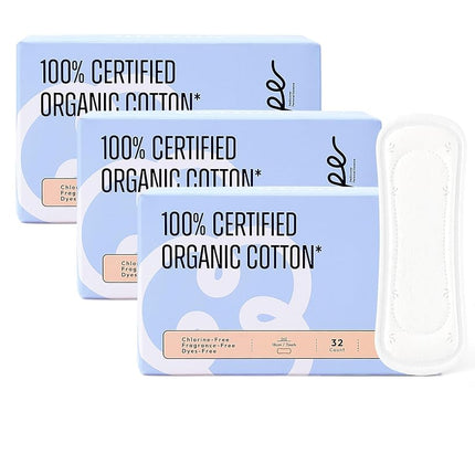 Rpe Life 100% Organic Long Panty Liners for Women 