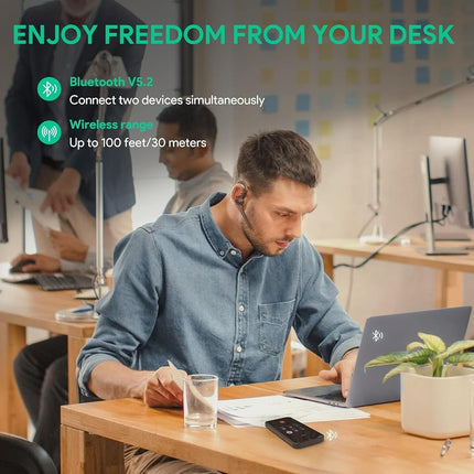 Yealink BH71-PRO écouteur/casque Sans fil Ecouteurs Bureau/Centre d'appels Bluetooth Noir