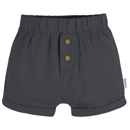 Gerber Baby paquete de 3 shorts tejidos, multicolor, recién nacido