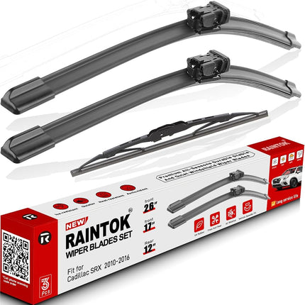 3 Pack Windshield Wiper Blades Replacement for Cad