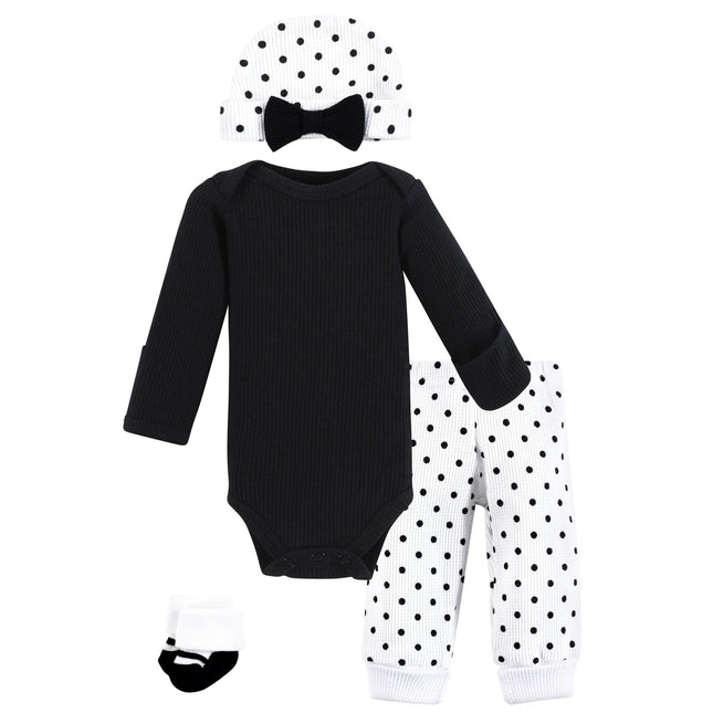 Hudson Baby Unisex Thermal Preemie Layette Set 4pc