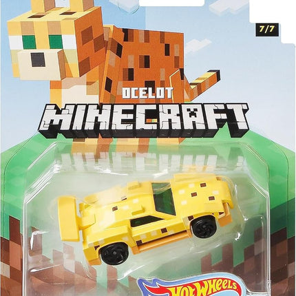 Hot Wheels minecraft - vehicle Ocelot - Character cars - New