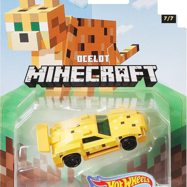 Hot Wheels minecraft - vehicle Ocelot - Character cars - New