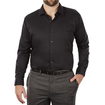 Van Heusen Men's Tall Fit Dress Shirts Flex Collar
