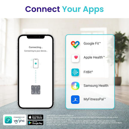 Etekcity Scales for Body Weight with Free App, 13 Body Composition Metrics