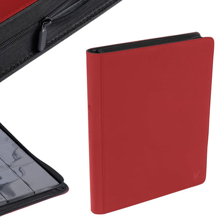 KUOOKING 1408+ Pockets Trading Card Binder (Red)