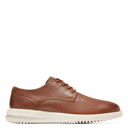 Chaussures richelieu à bout droit Grand+ pour homme Cole Haan, cuir fauve/ivoire, 8.5-W US