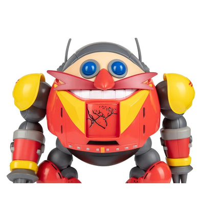 Sonic The Hedgehog Jakks Pacific Giant Eggman Robot Battle Set CS (Net),Red,grey and Yellow