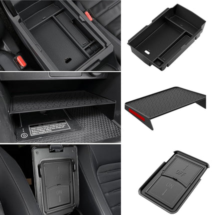 YPHUIKI 3PCS Center Console Organizer for Honda CR
