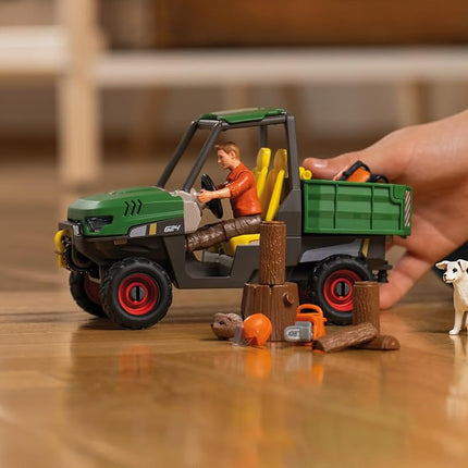 Schleich Farm World 42659 Collectible Forest Work 49 Pieces for Ages 3+