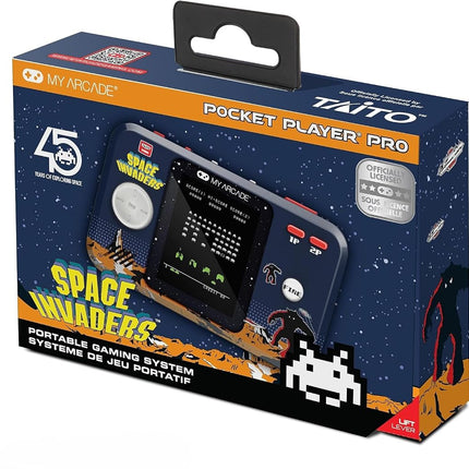 My Arcade Space Invaders Pocket Player Pro Handheld Portable Gaming System, Black [Electronic Game]