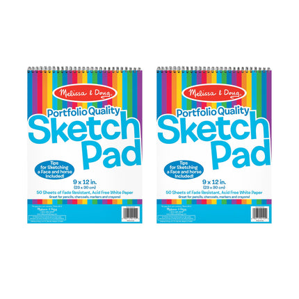 Melissa & Doug Sketch Pad (9 x 12 Inches) - 50 She