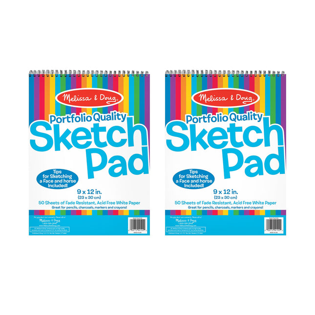 Melissa & Doug Sketch Pad (9 x 12 Inches) - 50 She