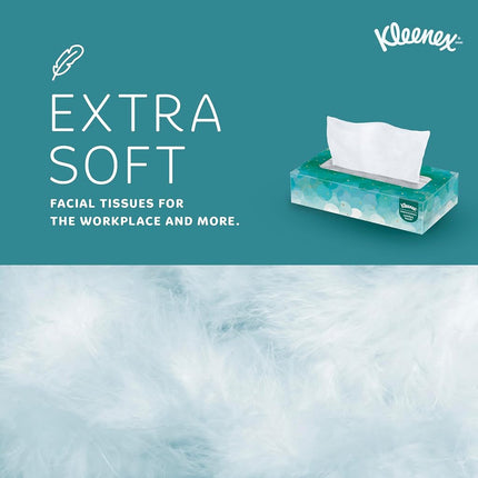Kleenex 21400 Facial Tissues, 2 Ply, White, 36 cartons x 100 Sheets