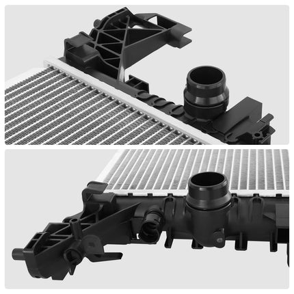 Radiador estilo OE delantero DNA MOTORING compatible con Cruze 2016-2019 / sin puerto de sensor de temperatura, 13684, GM3010592, GM3010605, GM3010608, OEM-RA-13684